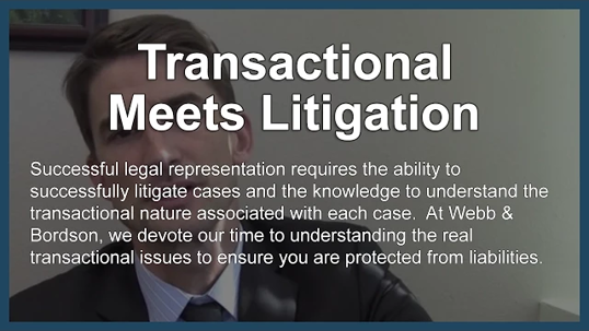 Transactional meets litigation